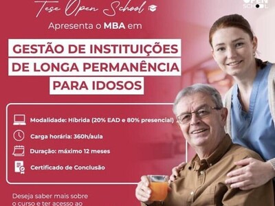 Matrículas Abertas: MBA Gestão de Instituições de Longa Permanência para Idosos