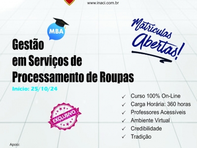 MBA em Gestão em Serviços de Processamento de Roupas